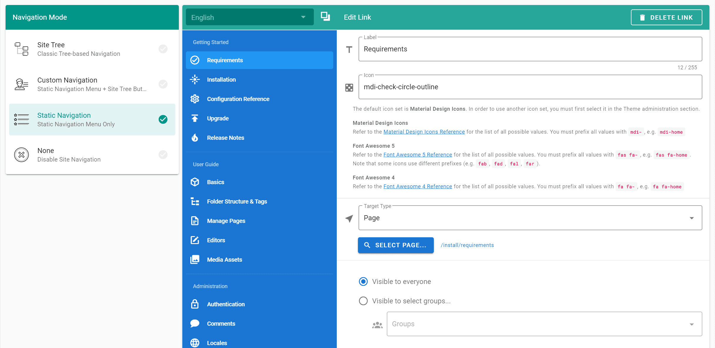 WikiJS – screenshot 2 of 3