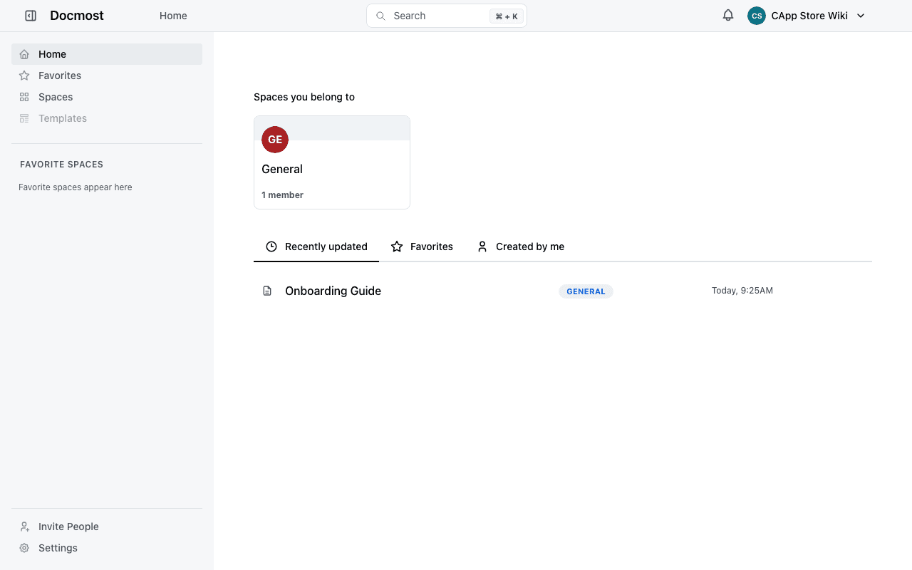 Docmost – Screenshot 2 von 3
