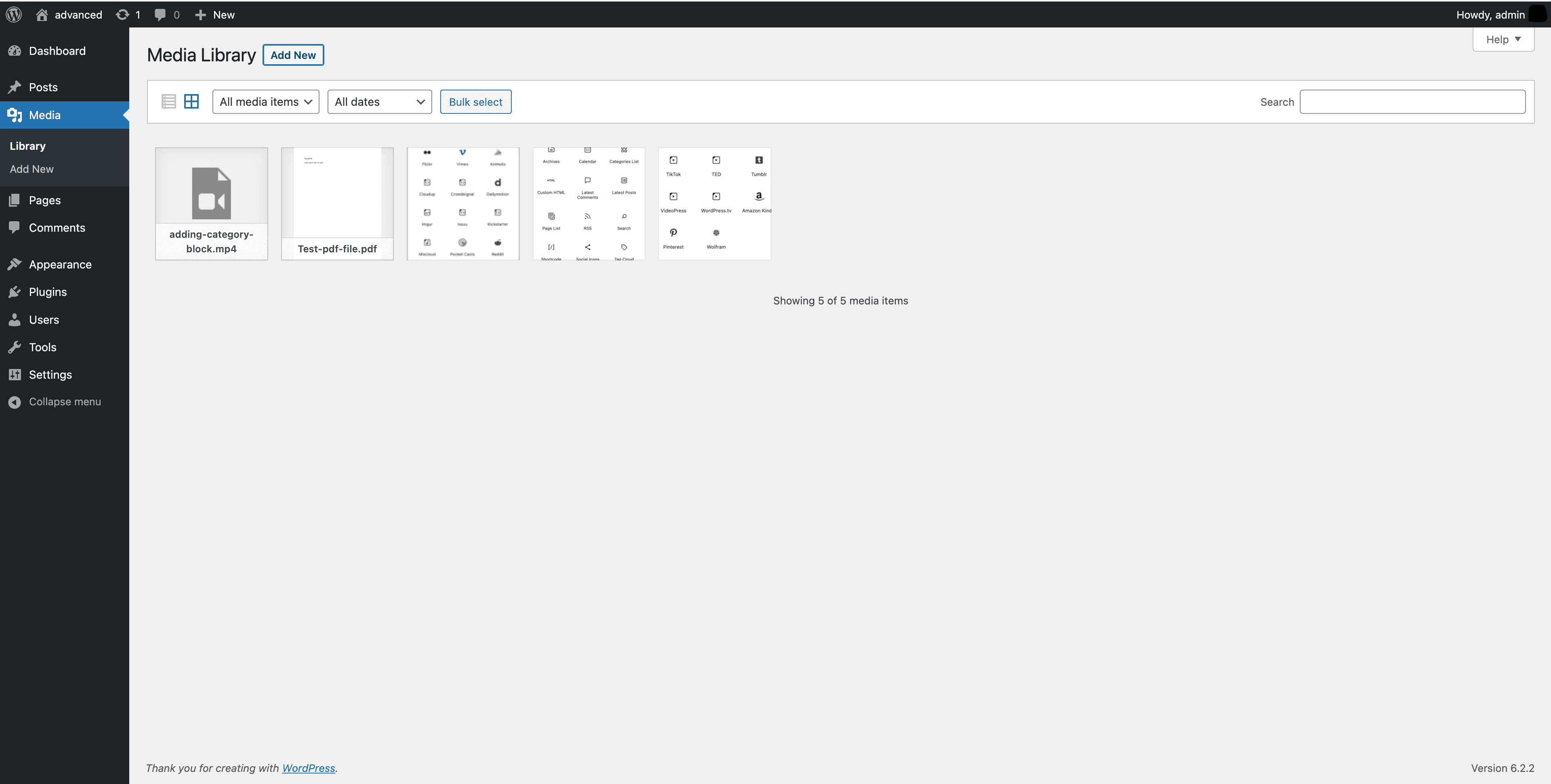 Wordpress – screenshot 1 of 3