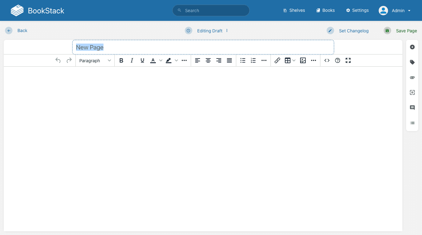 BookStack – Screenshot 3 von 3