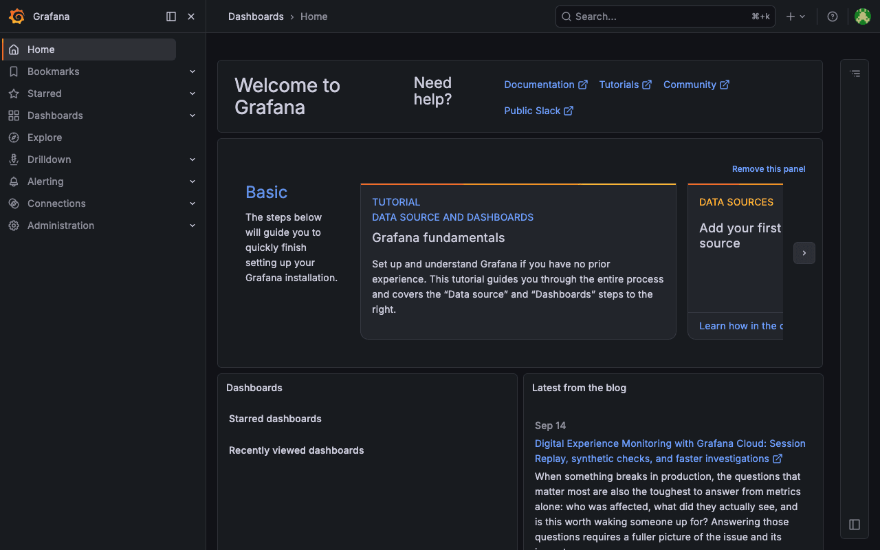 Grafana – Screenshot 2 von 3