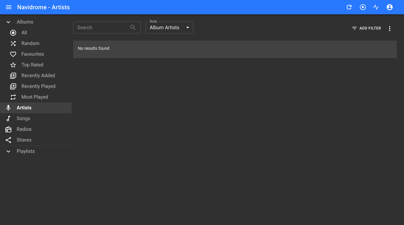 Navidrome – Screenshot 2 von 3