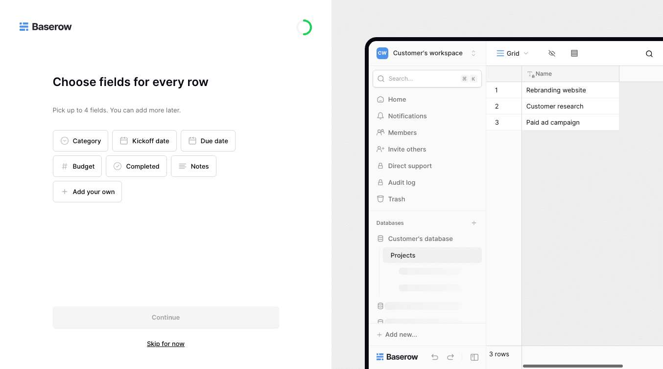 Baserow – Screenshot 2 von 3