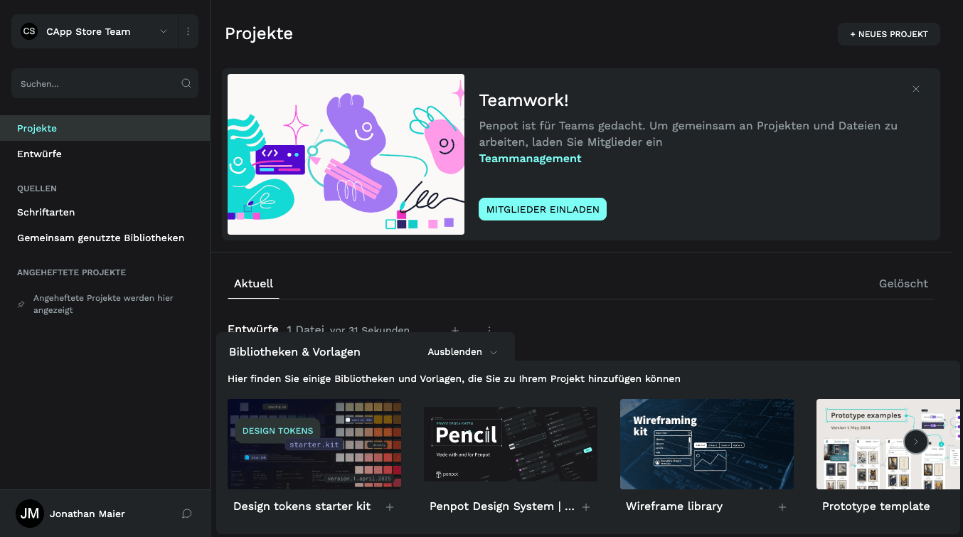 Penpot – Screenshot 3 von 3